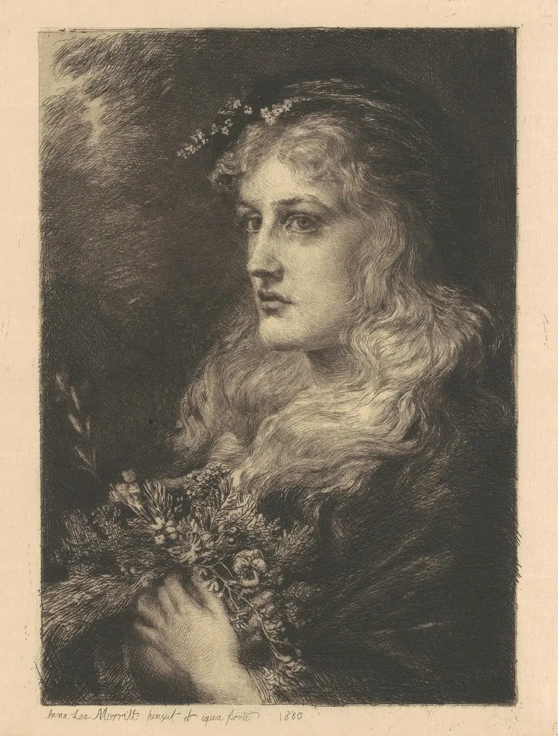 Ophelia 14 Wall Art by Anna Lea Merritt - High-Resolution Digital Print