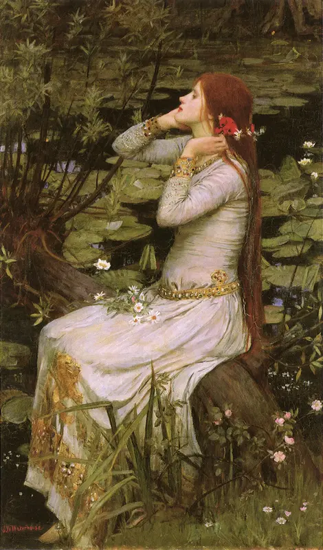 Ophelia Wall Art by John William Waterhouse - High-Resolution Digital Print