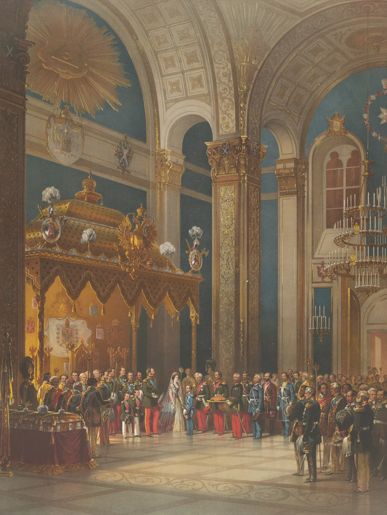 Opisanie Sviashchennago Koronovaniia Pl 13 Wall Art by Various Artists - High-Resolution Digital Print