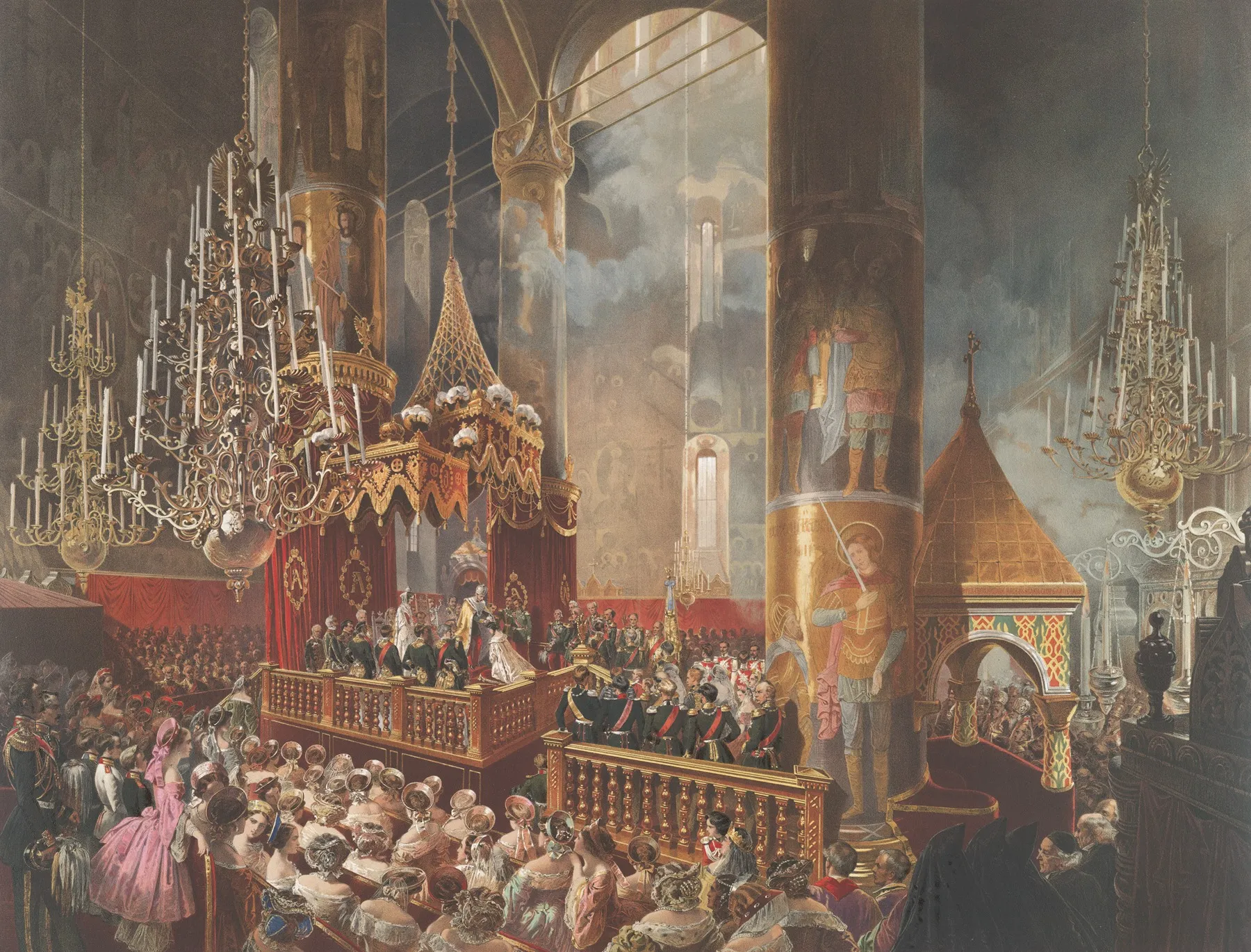 Opisanie Sviashchennago Koronovaniia Pl 5 Wall Art by Various Artists - High-Resolution Digital Print