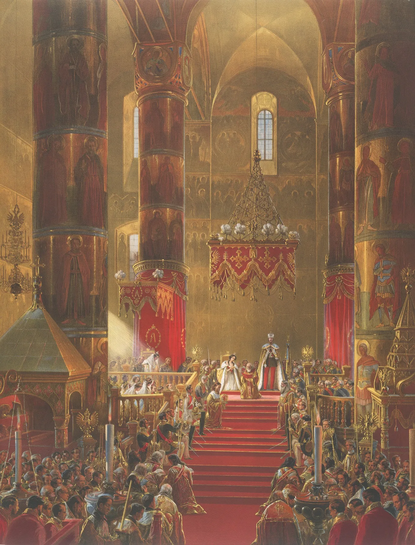 Opisanie Sviashchennago Koronovaniia Pl 7 Wall Art by Various Artists - High-Resolution Digital Print