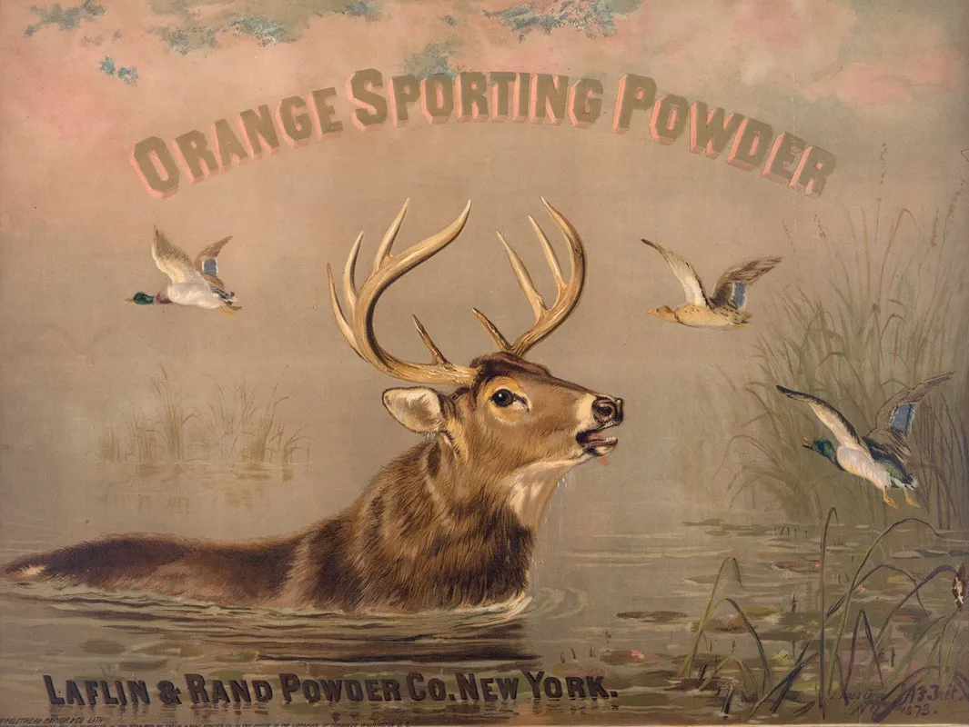 Orange Sporting Powder Laflin Rand Powder Co New York