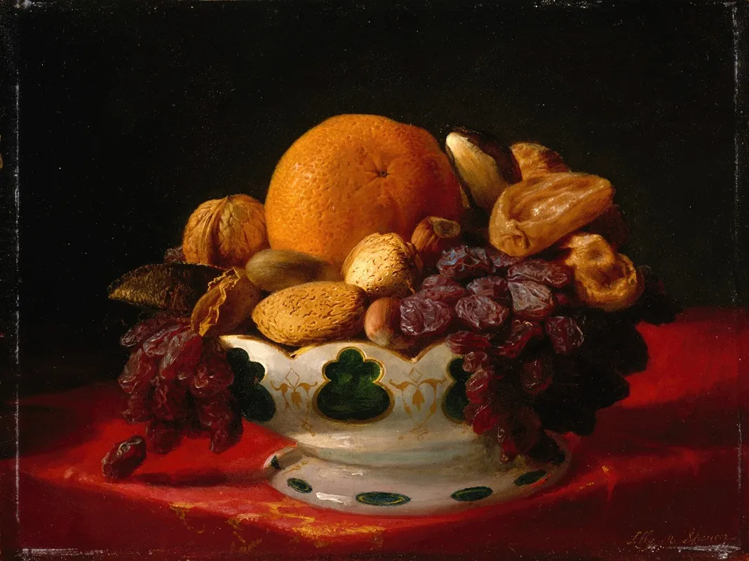 Oranges Nuts And Figs Wall Art by Lilly Martin Spencer - High-Resolution Digital Print