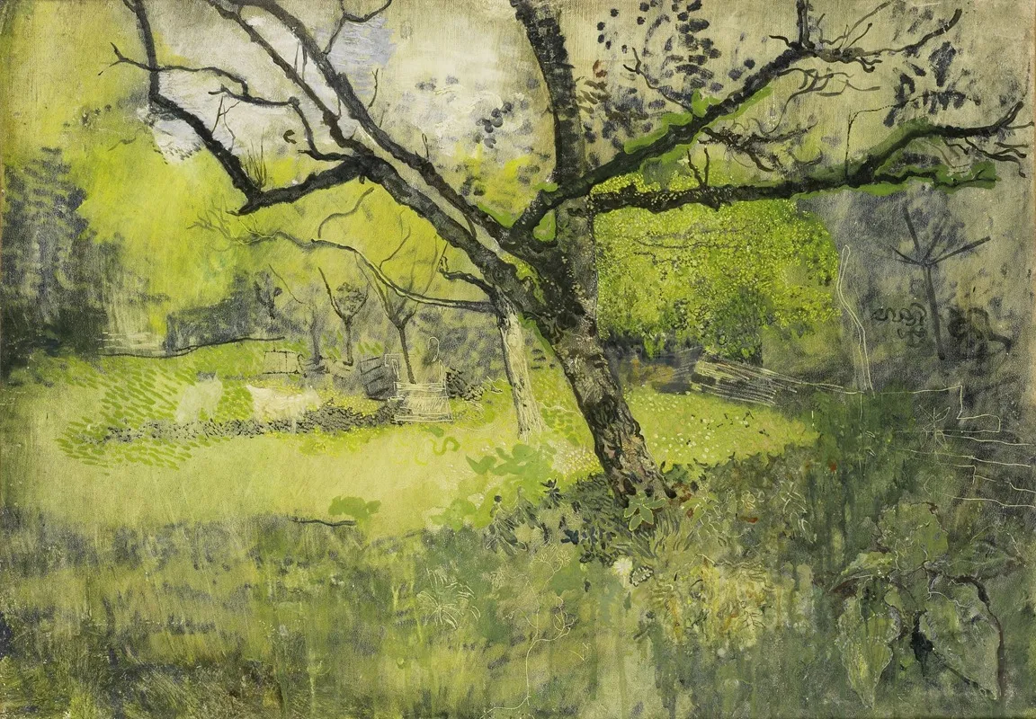 Orchard At Eemnes 2 Wall Art by Richard Nicolaüs Roland Holst - High-Resolution Digital Print