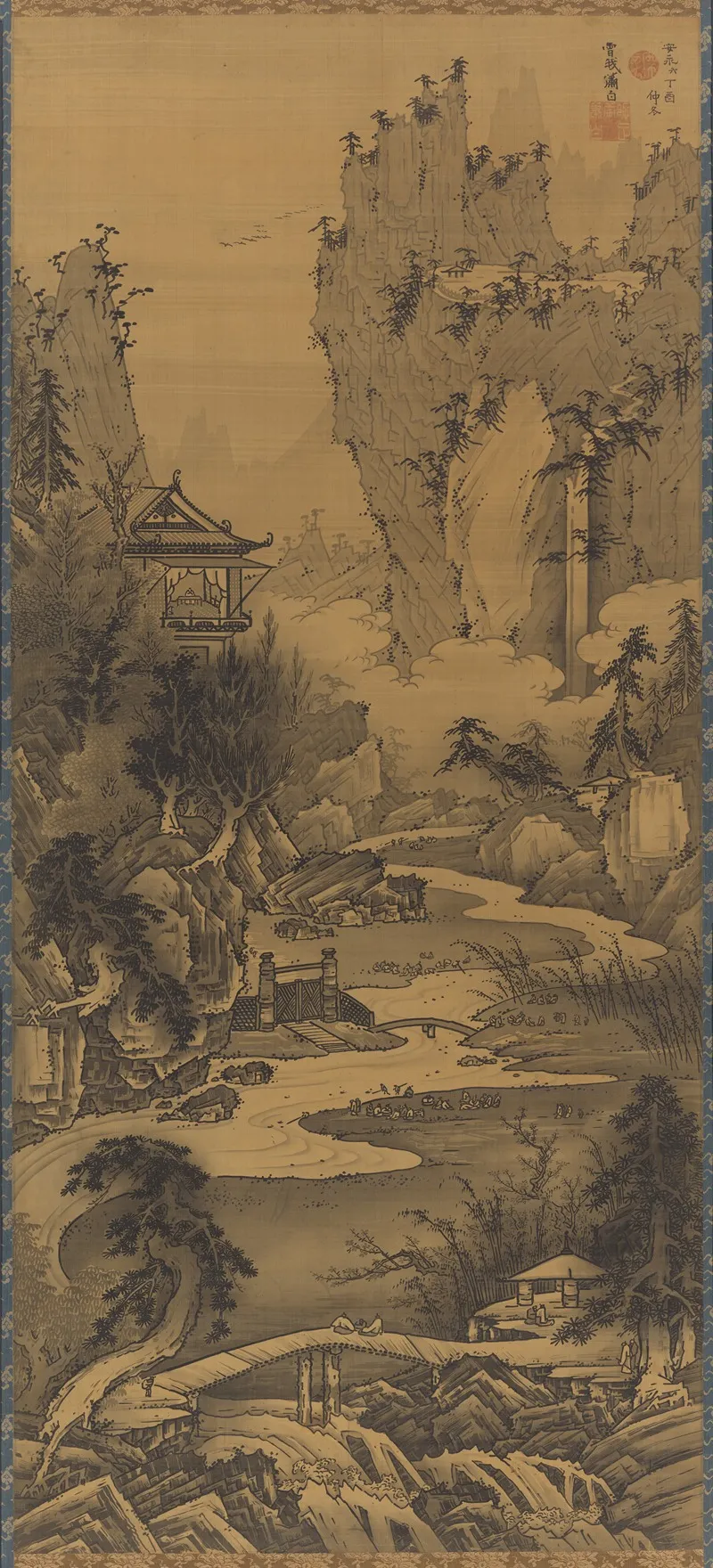Orchid Pavilion Gathering Wall Art by Soga Shōhaku - High-Resolution Digital Print