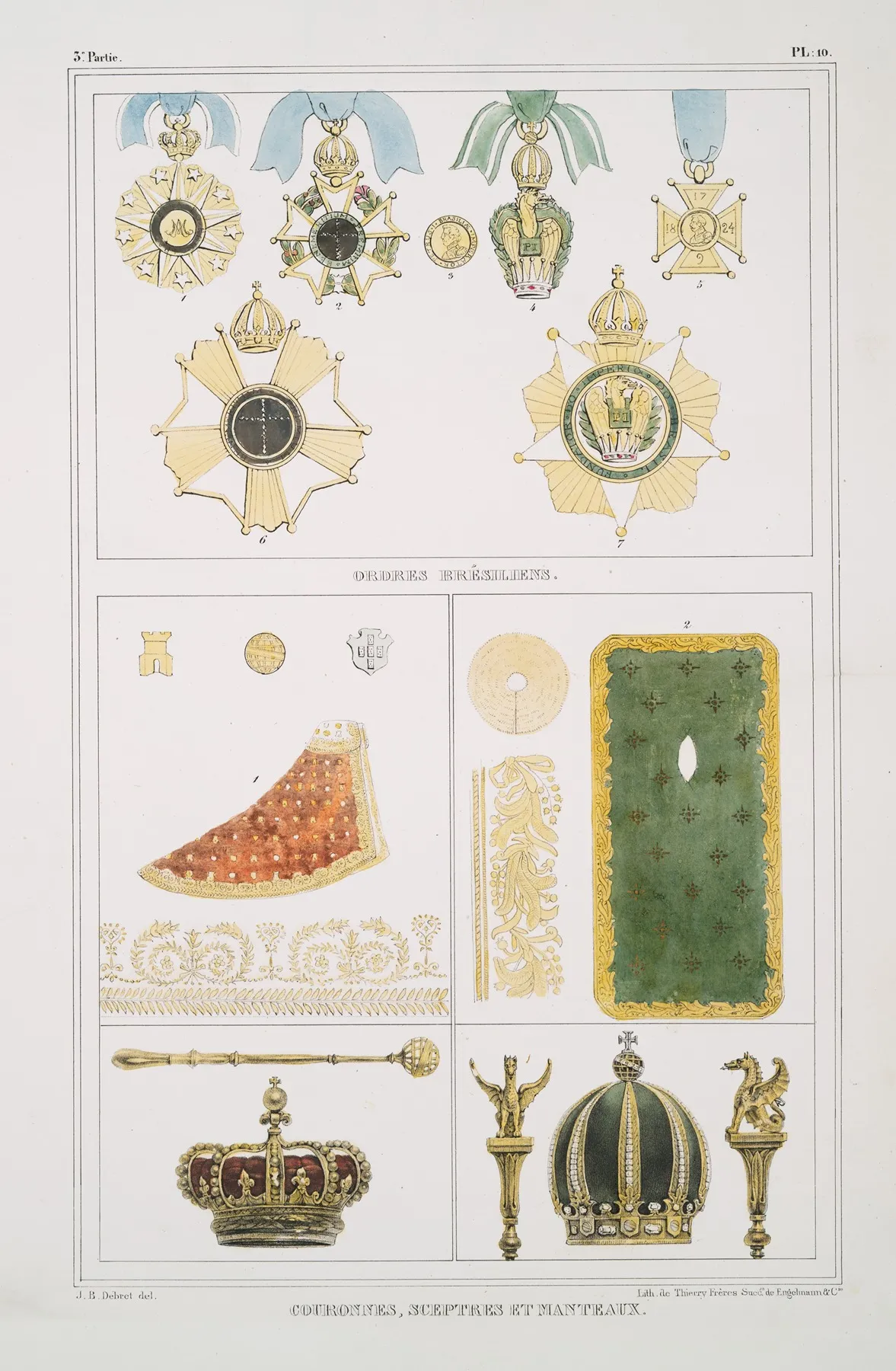 Ordres Bresiliens Couronnes Sceptres Et Manteaux