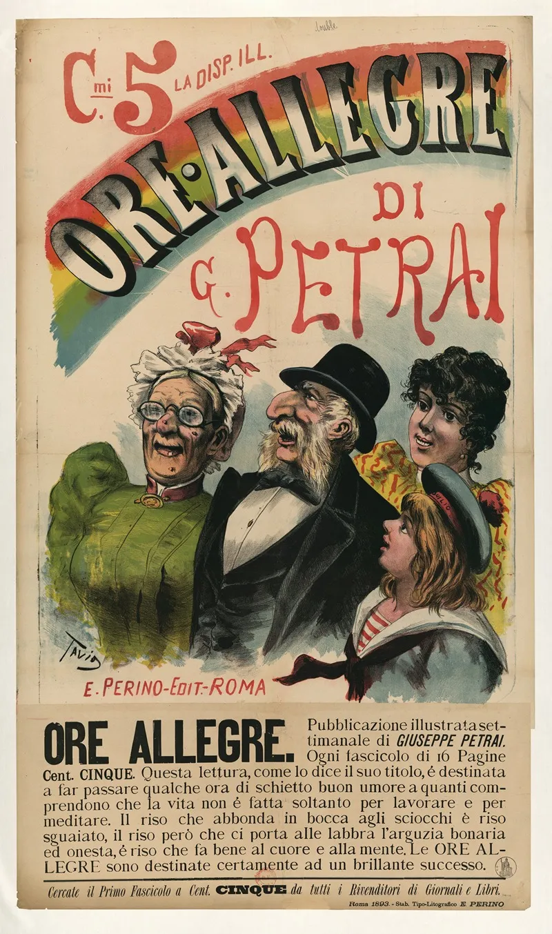 Ore Allegre Di G Giuseppe Petrai Wall Art by Ottavio Rodella Tavio - High-Resolution Digital Print