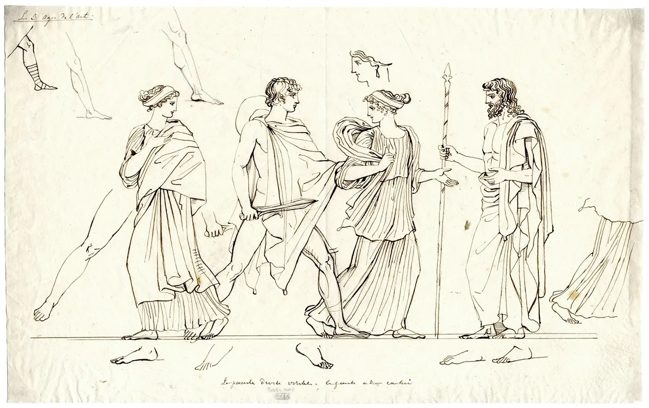 Orestes Retrieving Hermione From Menelaos