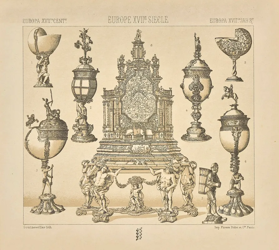 Orfevrerie Allemande Objets Decoratifs Et Usuels