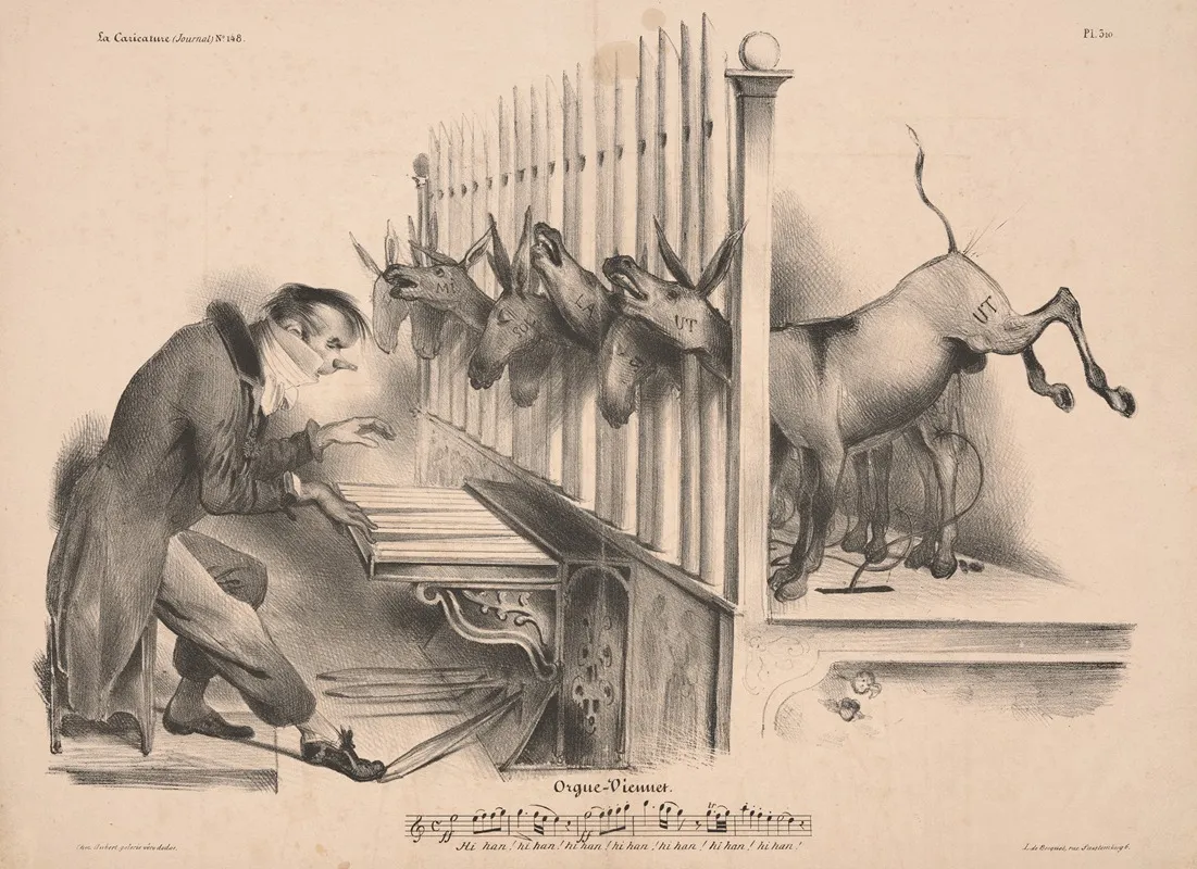 Organ Vienna Wall Art by Becquet frères - High-Resolution Digital Print