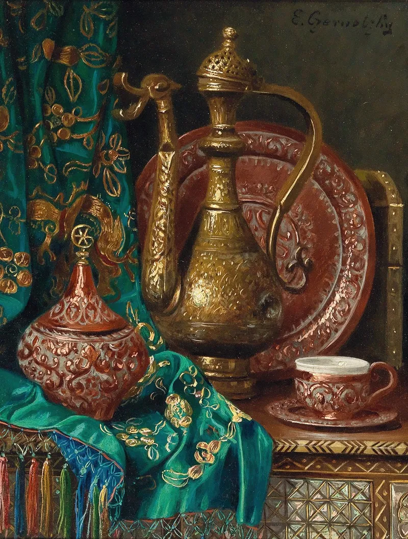 Orientalisches Stillleben Wall Art by Ernst Czernotzky - High-Resolution Digital Print