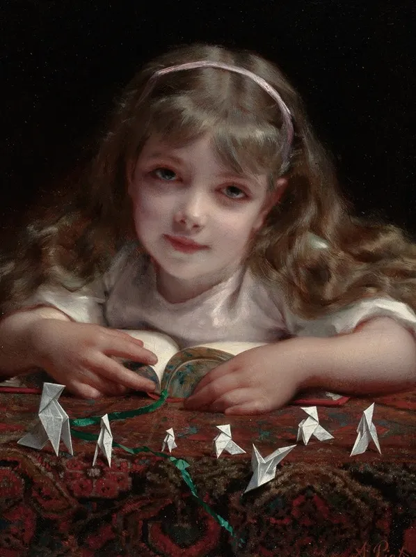 Origami Dreams Wall Art by Etienne Adolphe Piot - High-Resolution Digital Print