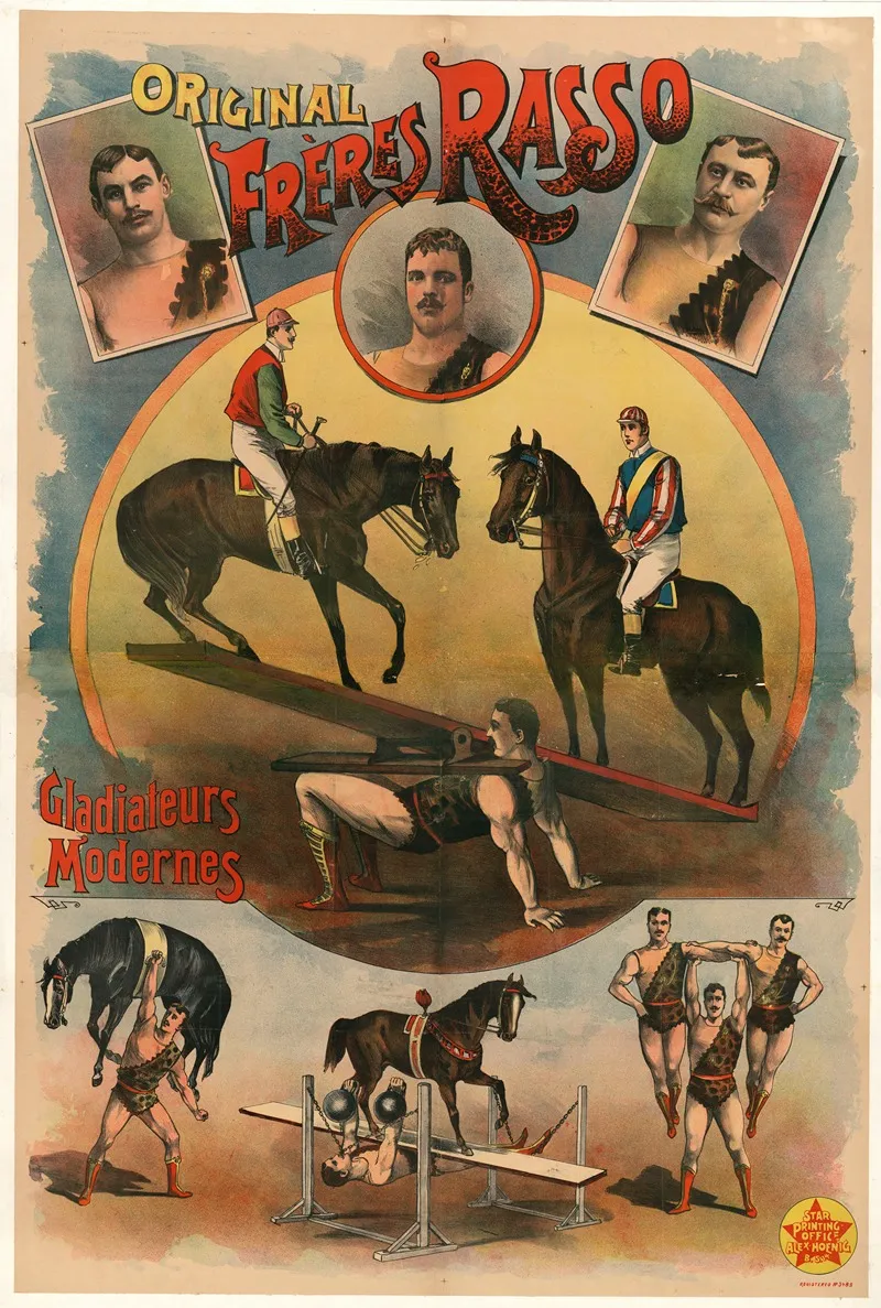 Original Freres Rasso Gladiateurs Modernes Wall Art by Ateliers Alex Hoenig - High-Resolution Digital Print