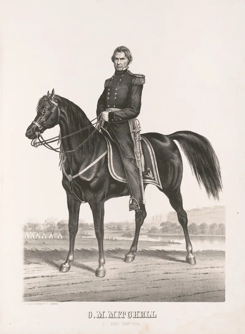 Ormsby Macknight Mitchel Brigadier General U S A Wall Art by Ehrgott, Forbriger &amp; Company - High-Resolution Digital Print