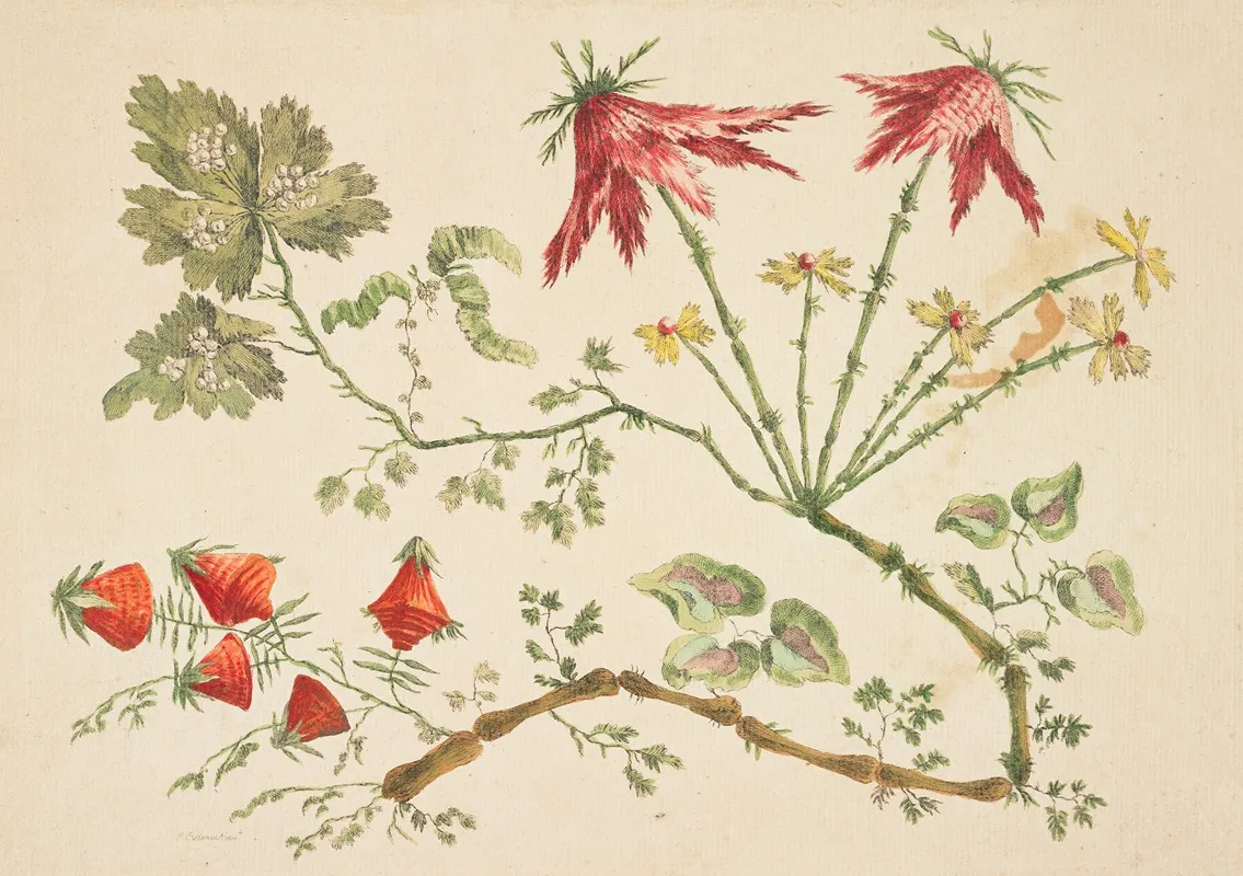 Ornament Chinoiserie Flowers