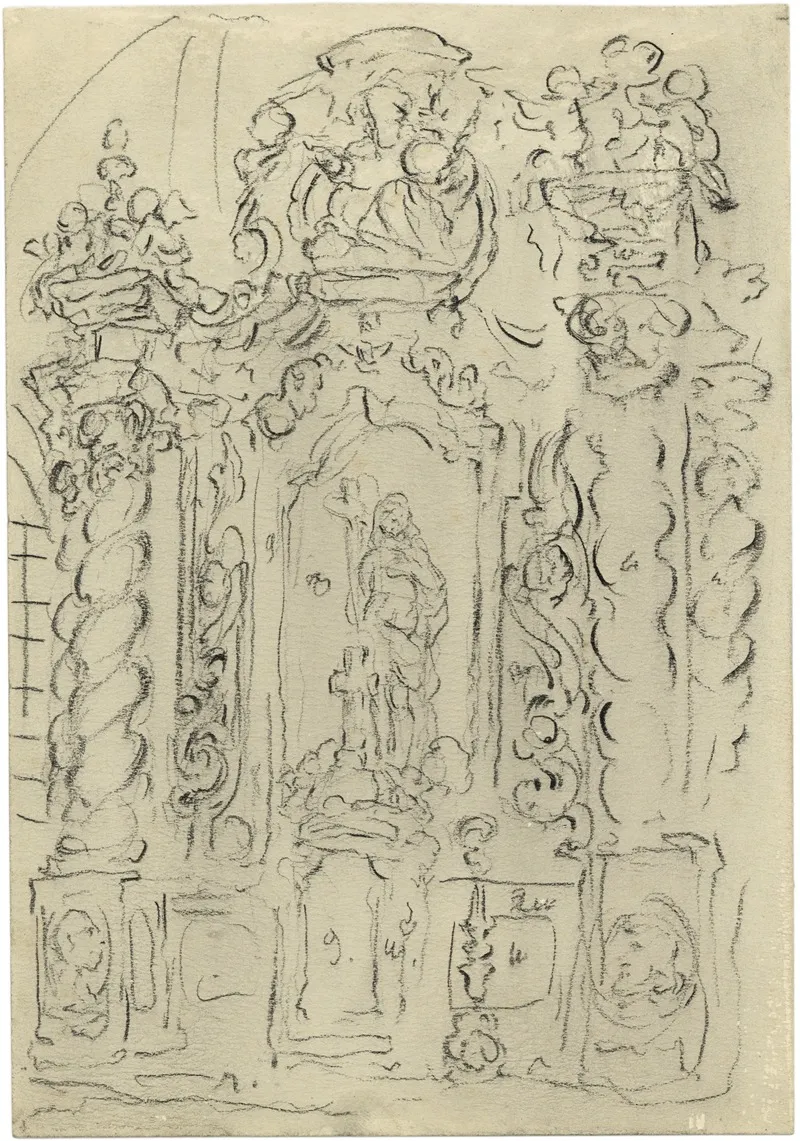 Ornament Versiering En Mariabeeld In Kerk Wall Art by Alfred Ost - High-Resolution Digital Print
