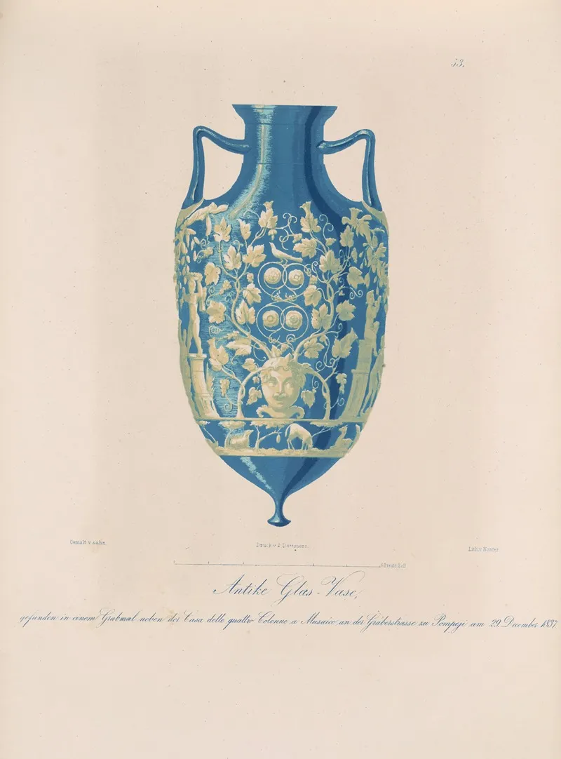 Ornamente Aller Klassischen Kunst Epochen Nach Den Originalien In Ihren Eigenthu%cc%88mlichen Farben Pl 053 Wall Art by Wilhelm Zahn - High-Resolution Digital Print
