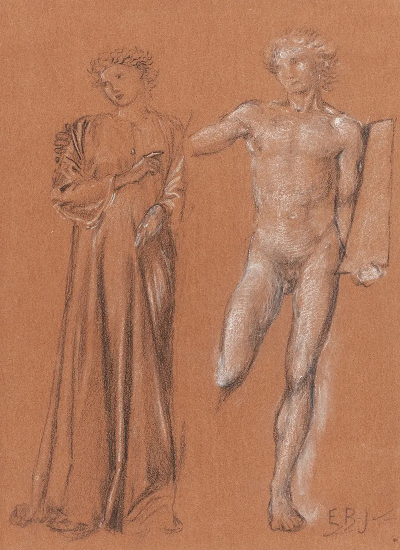 Orpheus And Eurydice 9 Wall Art by Sir Edward Coley Burne-Jones - High-Resolution Digital Print