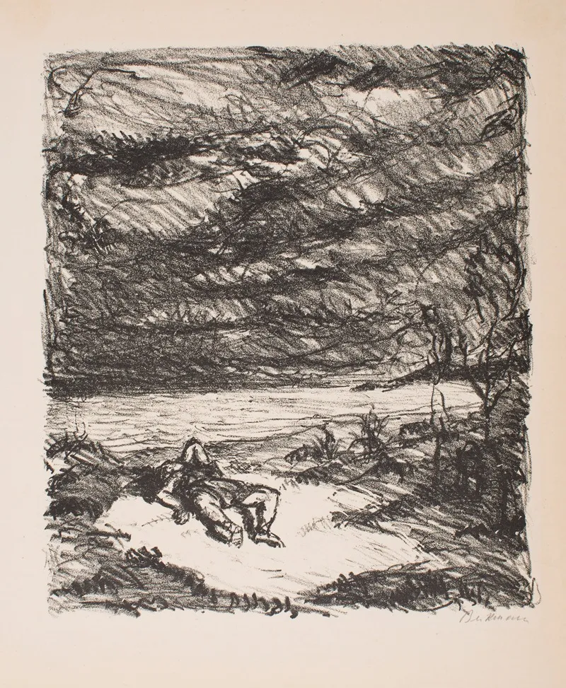 Orpheus At The Shore I Plate 2 From The Series The Return Of Eurydice Three Cantos