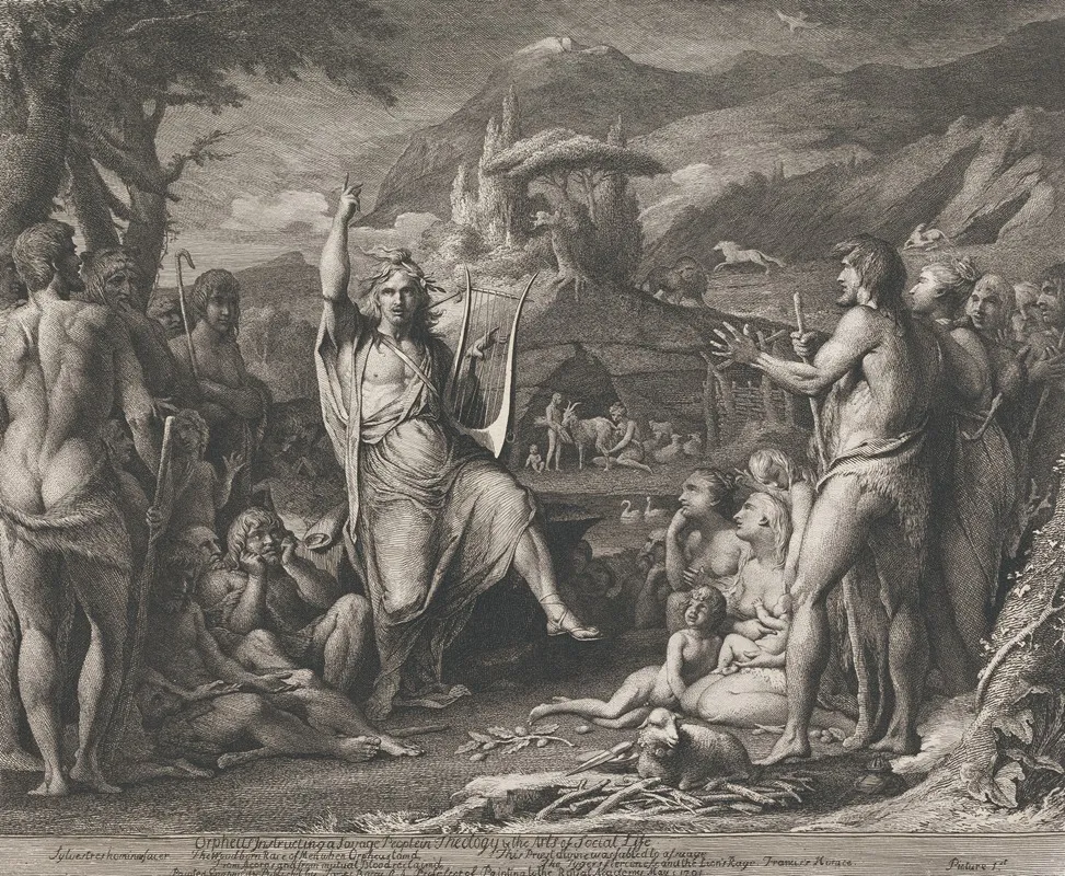 Orpheus Instructing In Theology Designs For The Walls Of The Great Room Of Society For The Encouragement Of The Arts