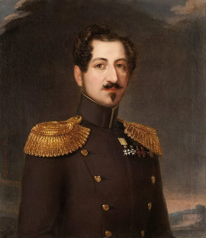 Oscar I King Of Sweden And Norway 1844 1859 Wall Art by Erik Wahlbergson - High-Resolution Digital Print