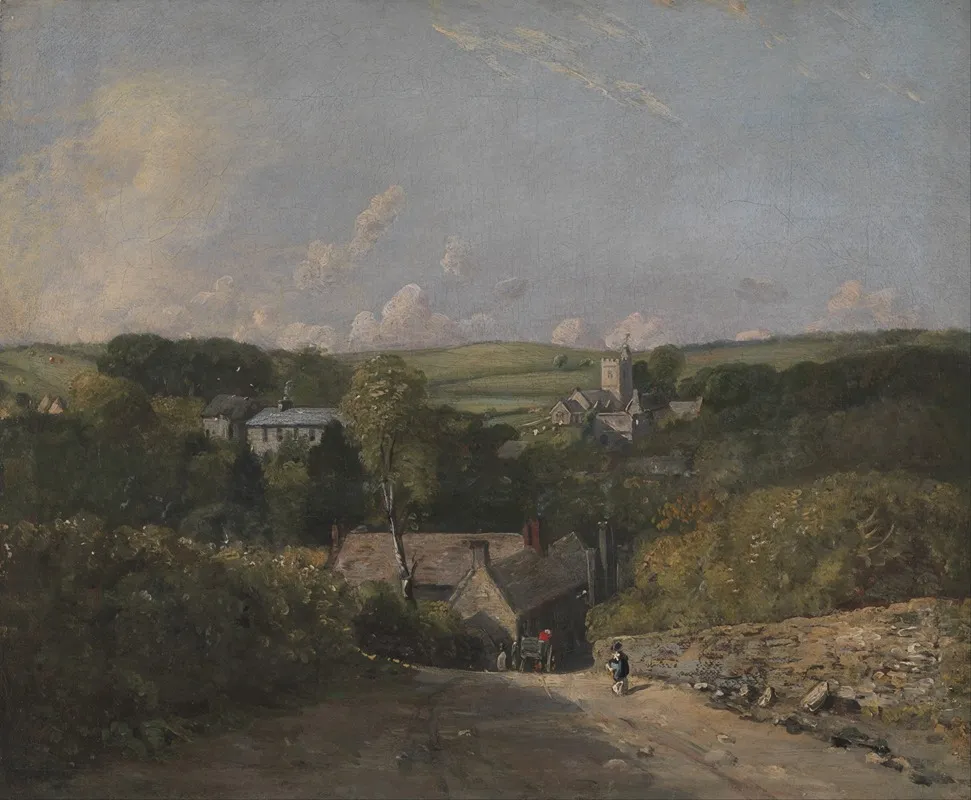 Osmington Village Wall Art by John Constable - High-Resolution Digital Print