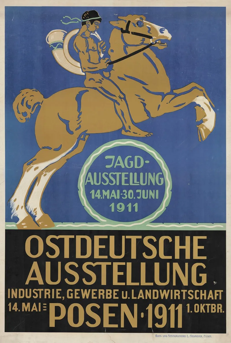 Ostdeutsche Ausstellung Gndustrie Gawerbe U Landwirtschaft 14 Mai 1 Oktobr Posen 1911 2 Wall Art by Anonymous - High-Resolution Digital Print