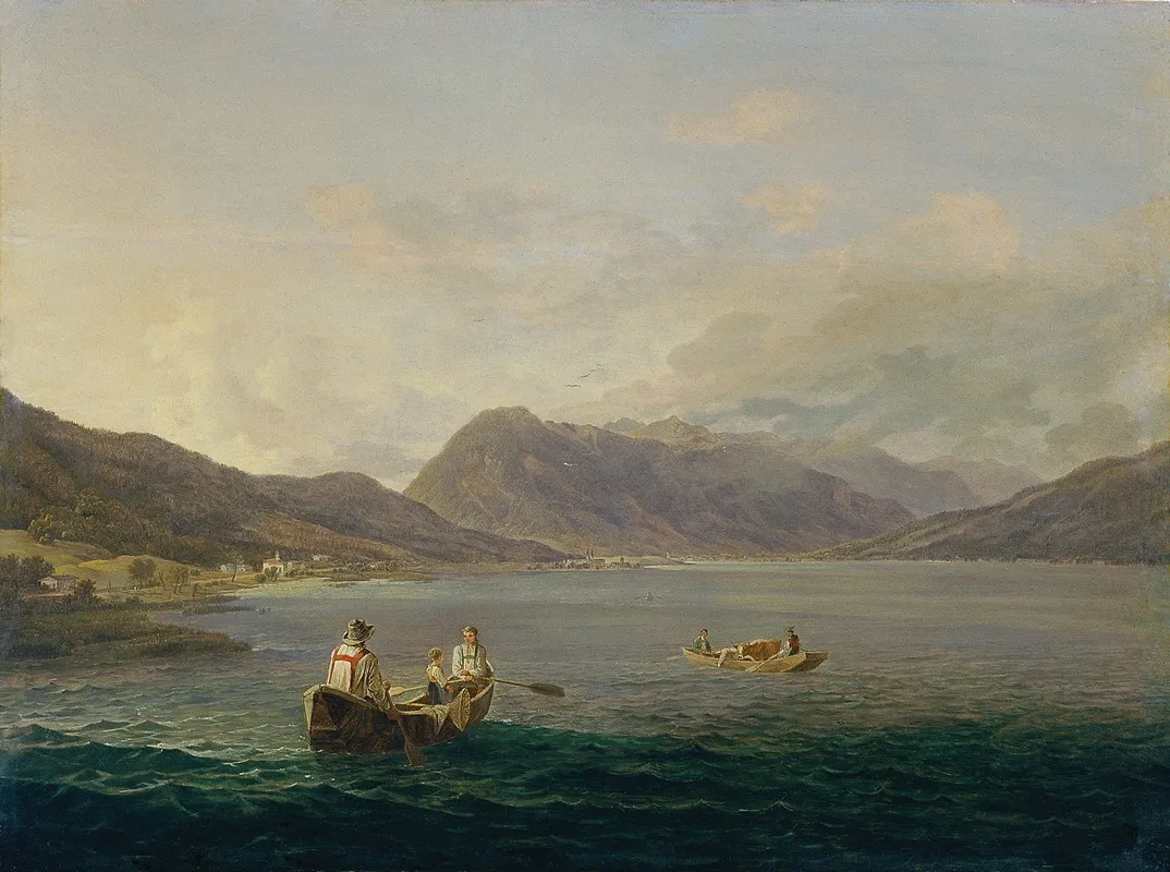 Osterreichischer Alpensee Wall Art by Anton Schiffer - High-Resolution Digital Print