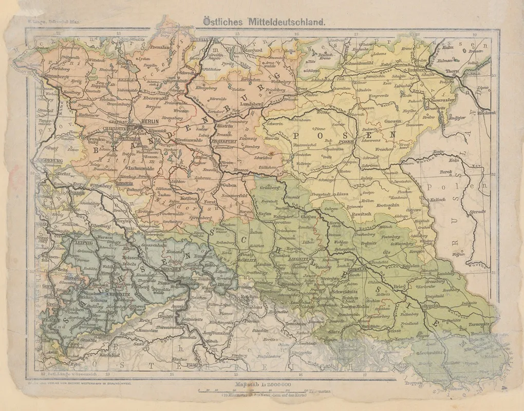 Ostliches Mitteldeutschland Wall Art by Henry Lange - High-Resolution Digital Print