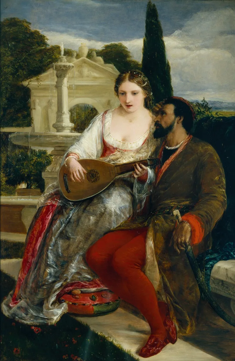 Othellos Description Of Desdemona Wall Art by James Clarke Hook - High-Resolution Digital Print