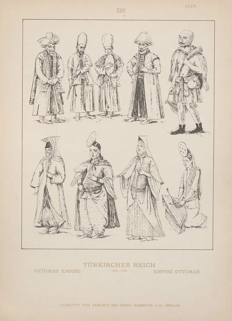 Ottoman Empire Wall Art by Adolf Rosenberg - High-Resolution Digital Print