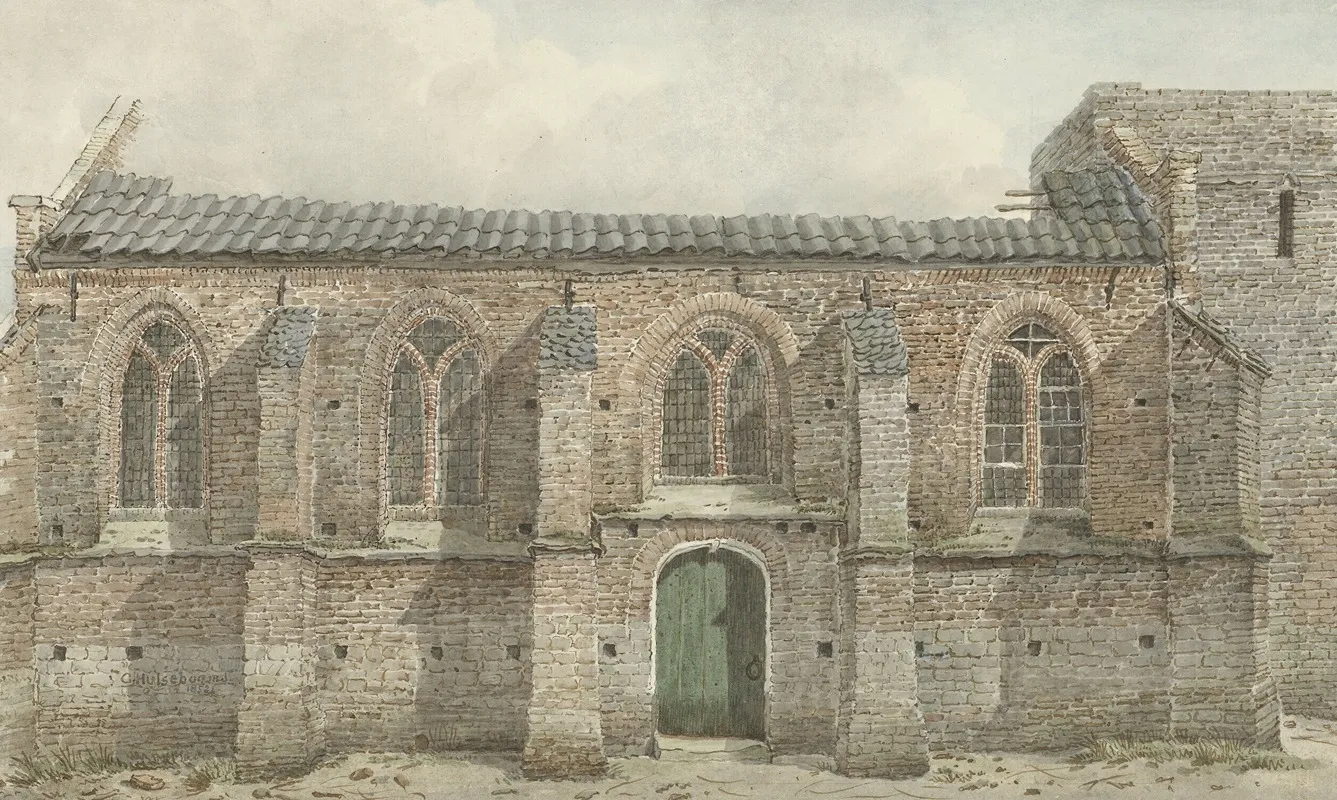 Oude Kerk Van Vaassen Wall Art by Gerrit Hulseboom - High-Resolution Digital Print