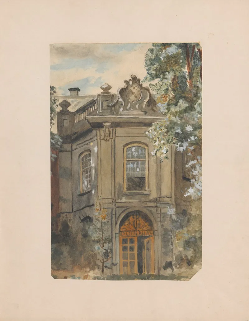Oude Mannen En Vrouwen Gasthuis Wall Art by Christiaan Bernard Tilanus Jr. - High-Resolution Digital Print