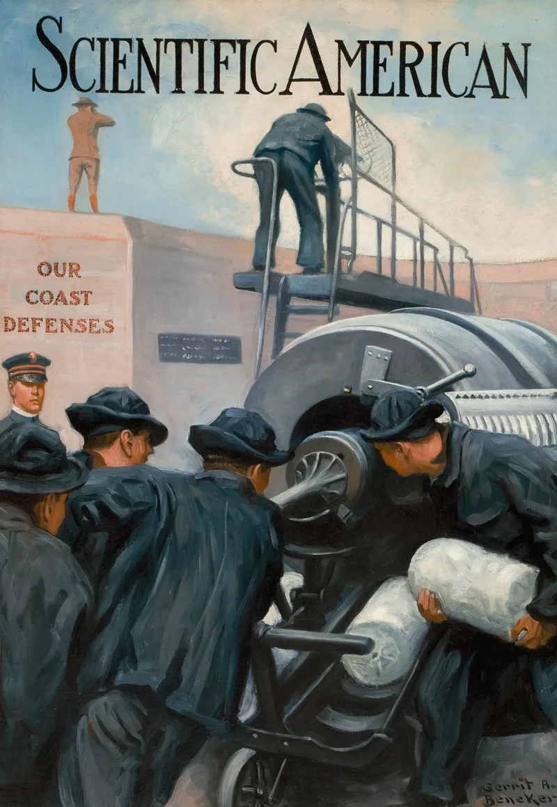 Our Coast Defenses Wall Art by Gerrit Albertus Beneker - High-Resolution Digital Print