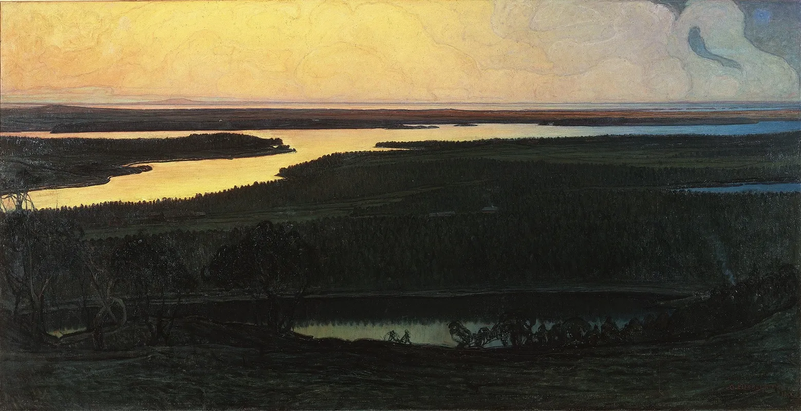 Our Country Motif From Dalsland Wall Art by Otto Hesselbom - High-Resolution Digital Print