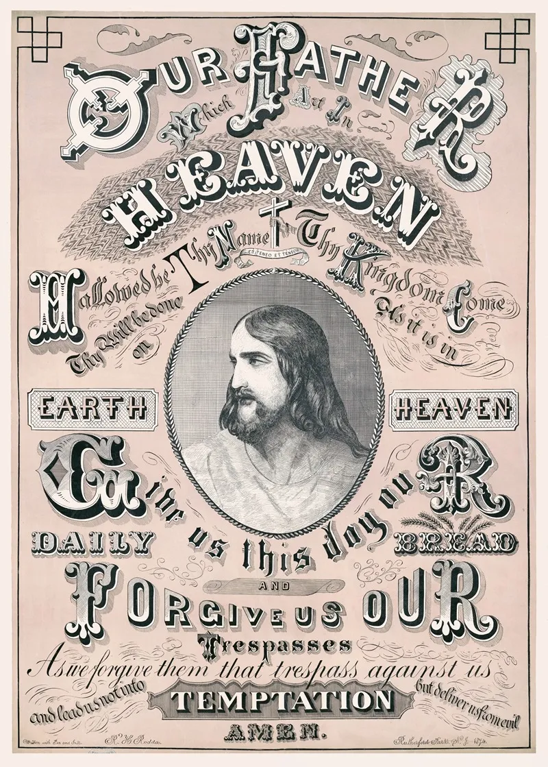 Our Father Which Art In Heaven Wall Art by R.H. Rodda - High-Resolution Digital Print