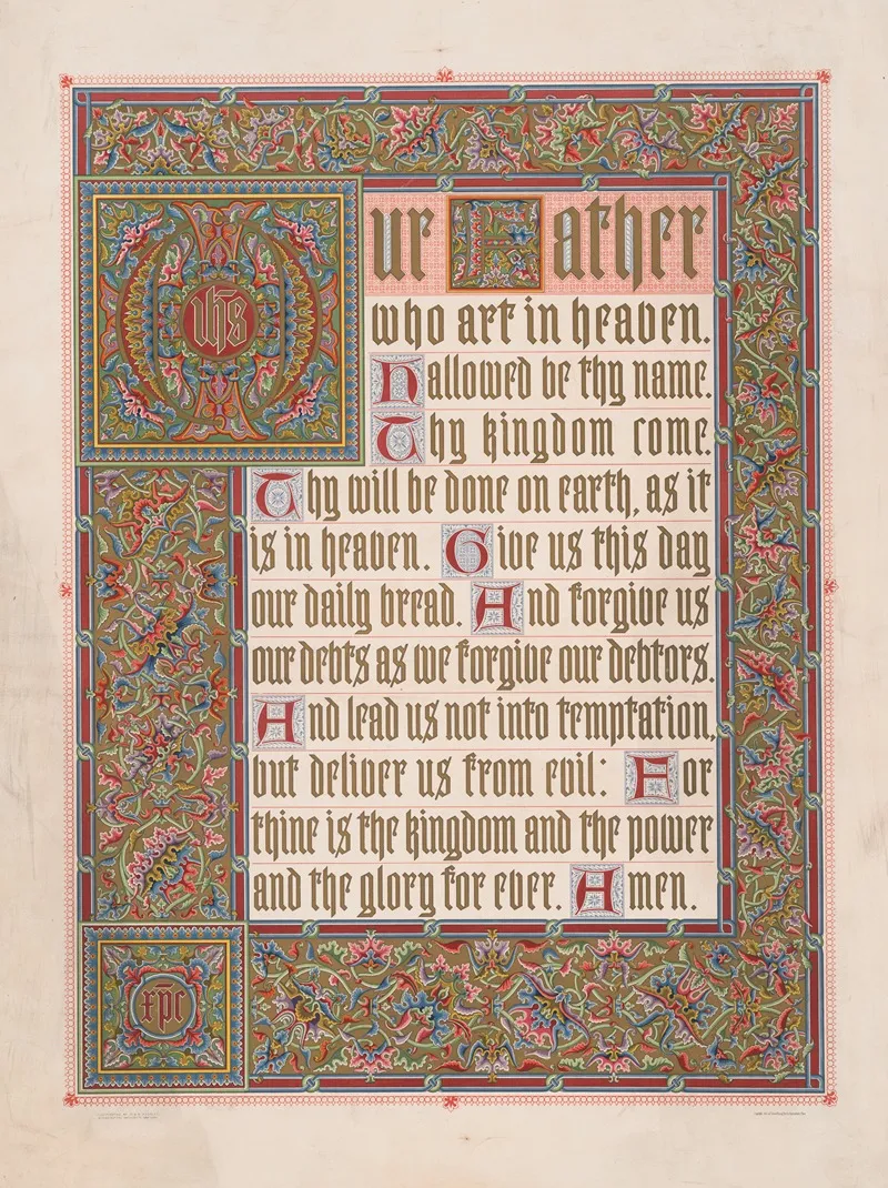 Our Father Who Art In Heaven 4 Wall Art by Taber Prang Art Co. - High-Resolution Digital Print
