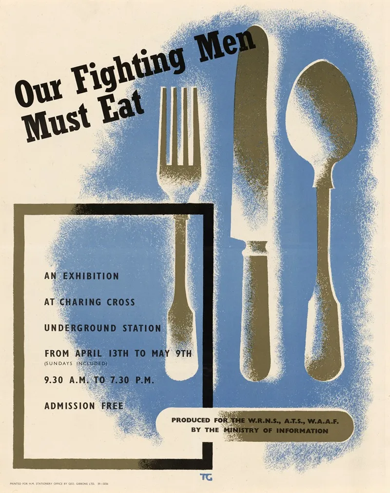 Our Fighting Men Must Eat Wall Art by Anonymous - High-Resolution Digital Print