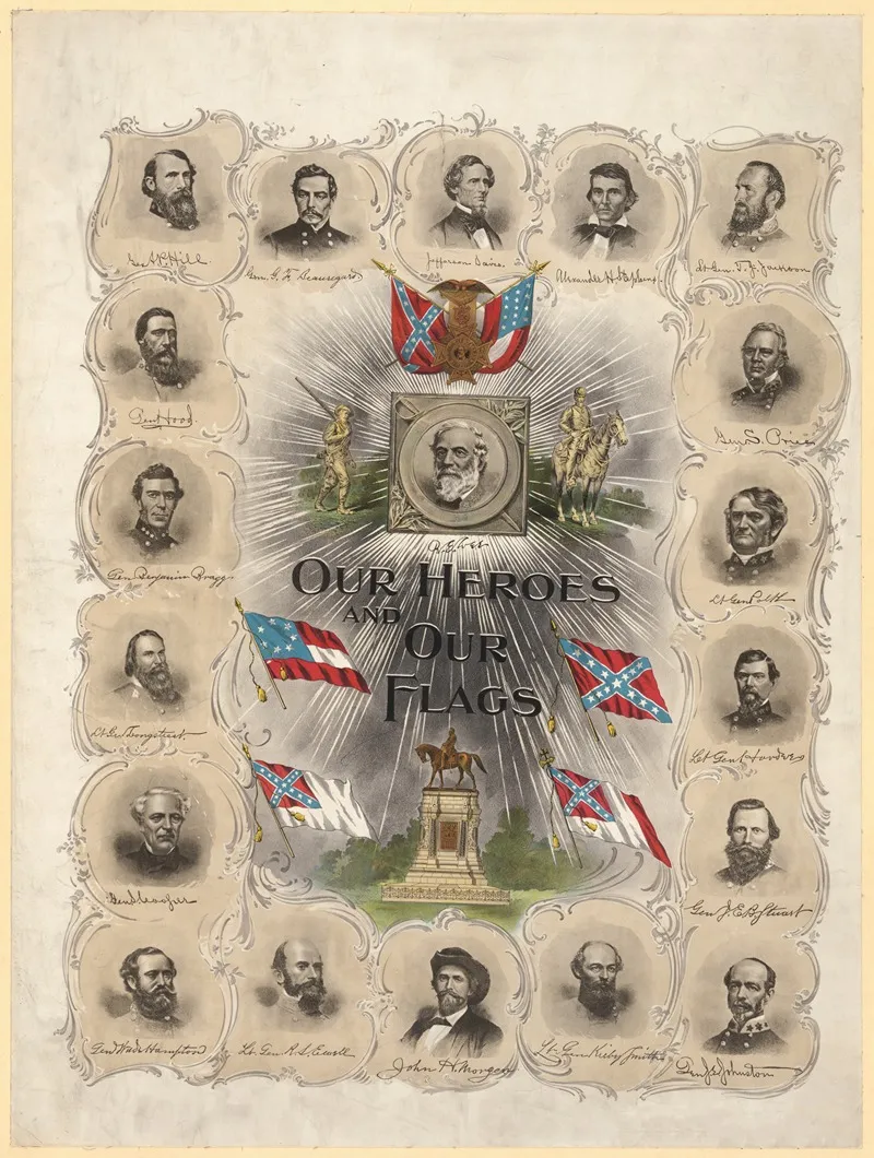 Our Heroes And Our Flags Wall Art by G.H. Buek &amp; Co. - High-Resolution Digital Print