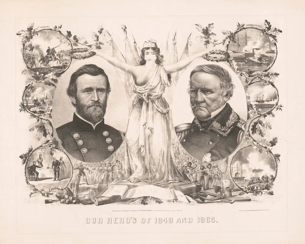 Our Heros Of 1848 And 1865 Wall Art by Kimmel &amp; Forster - High-Resolution Digital Print