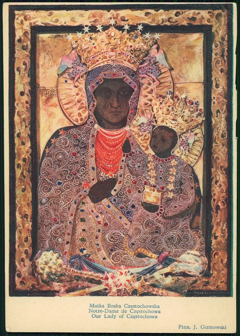 Our Lady Of Czestochowa Wall Art by Jan Gumowski - High-Resolution Digital Print