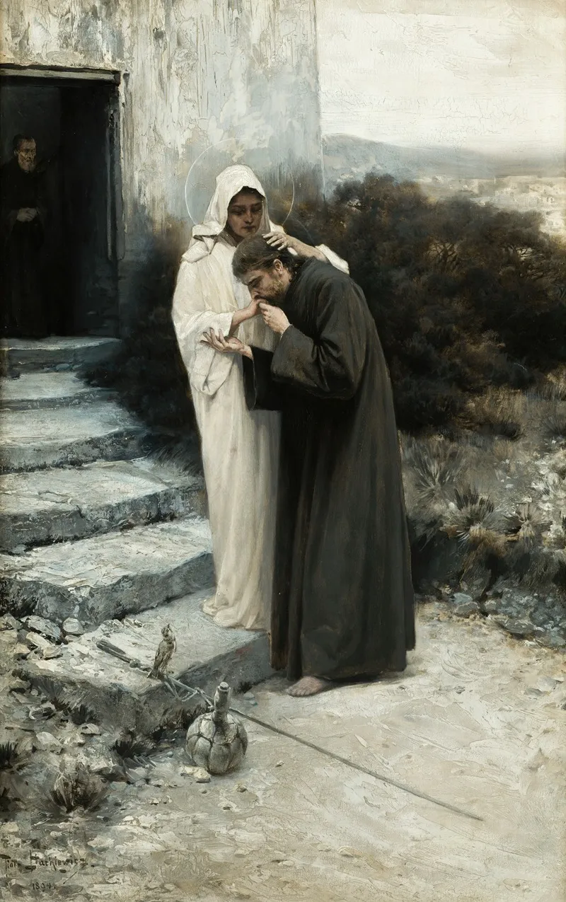 Our Lady Says Farewell To Christ
