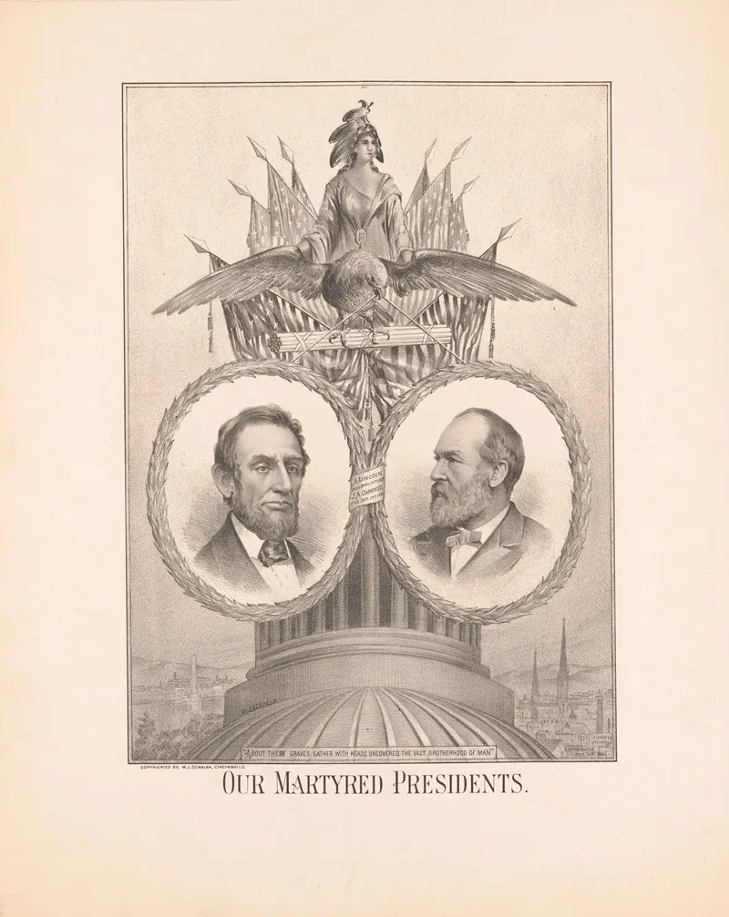 Our Martyred Presidents 2 Wall Art by M.J. Scanlon - High-Resolution Digital Print