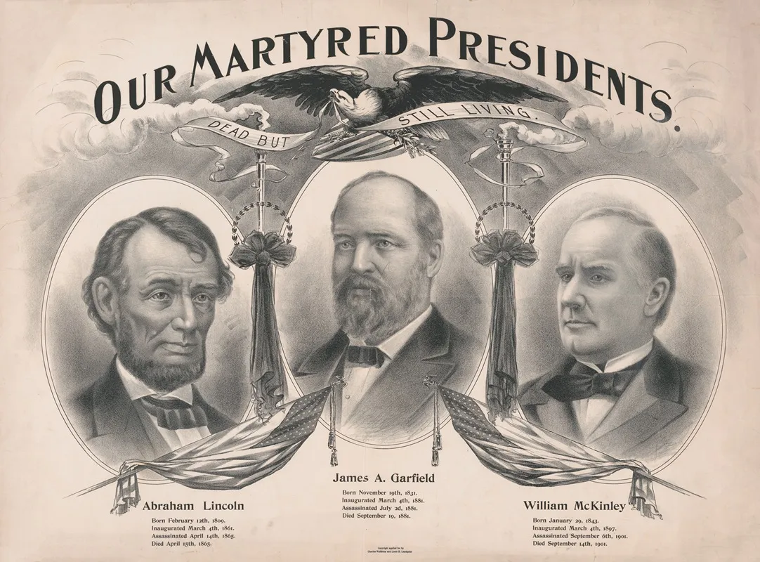 Our Martyred Presidents Wall Art by Charles Wallblom - High-Resolution Digital Print