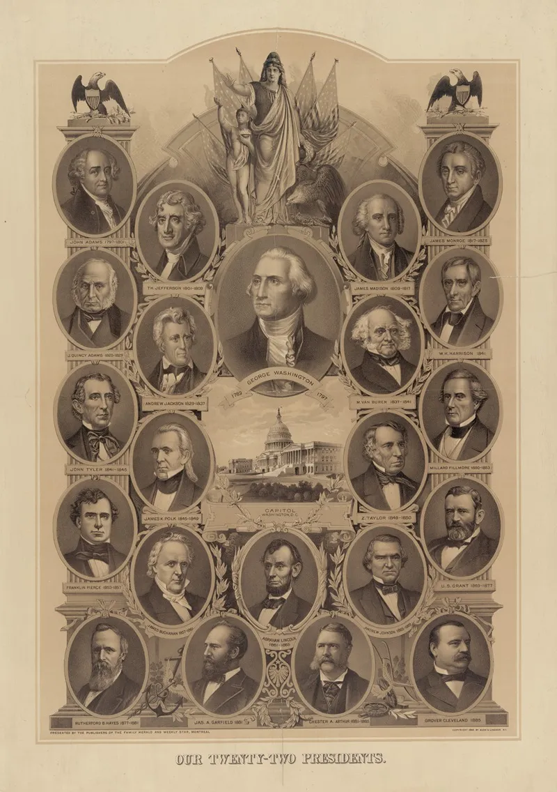 Our Twenty Two Presidents Wall Art by Buek &amp; Lindner - High-Resolution Digital Print