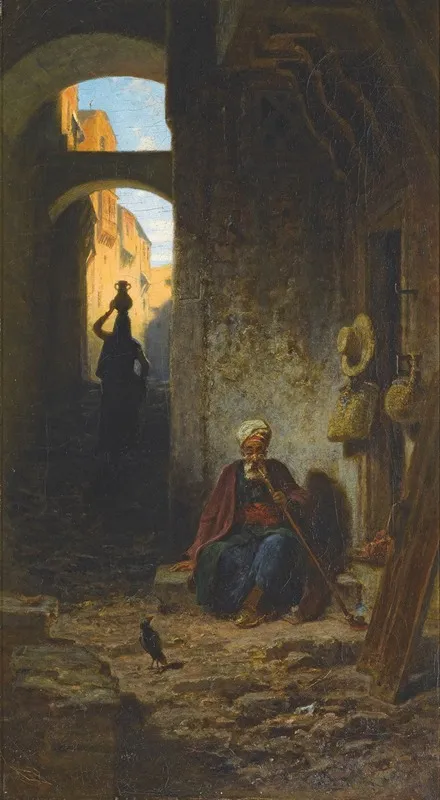 Out Of The Orient Wall Art by Carl Spitzweg - High-Resolution Digital Print