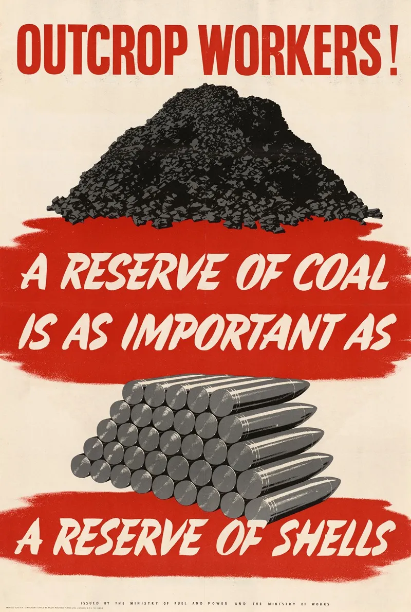 Outcrop Workers A Reserve Of Coal Is As Important As A Reserve Of Shells