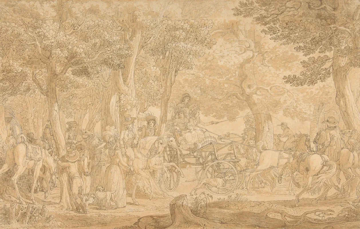 Outing In A Wood
