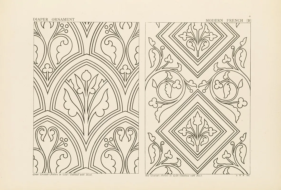 Outlines Of Ornament In The Leading Styles Pl 44