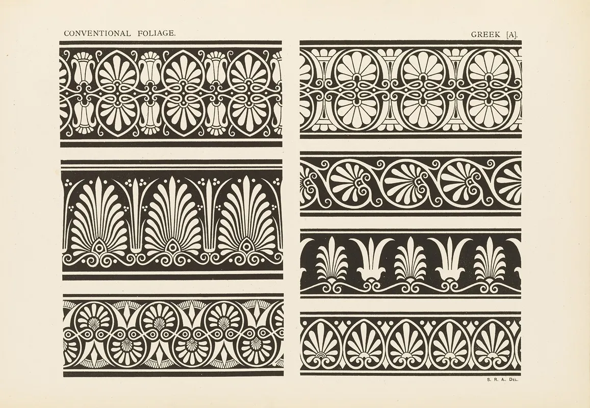 Outlines Of Ornament In The Leading Styles Pl 49